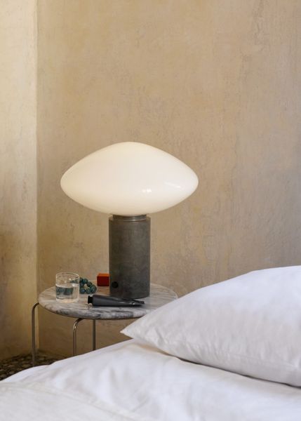 &Tradition Wire Stool VP11 Med Marmortopp