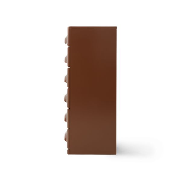 HK Living Kommode med 6 skuffer Brun