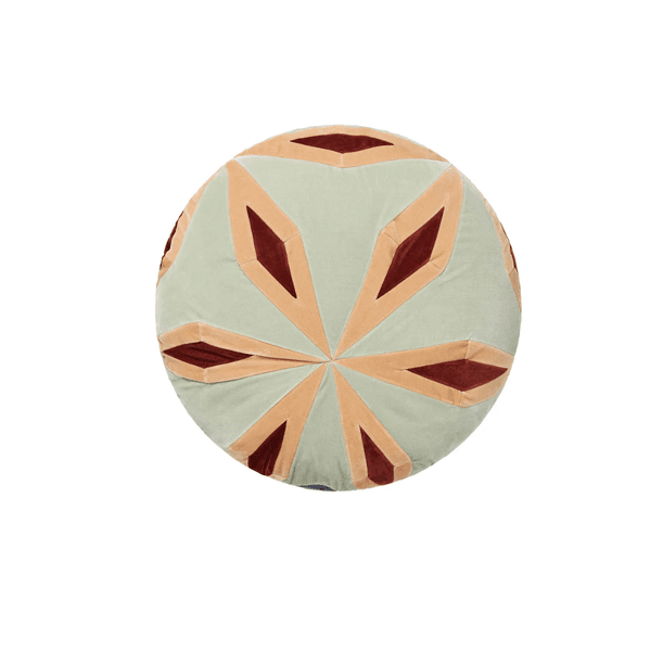 Christina Lundsteen Pute Joanna Mint/Beige/Wine