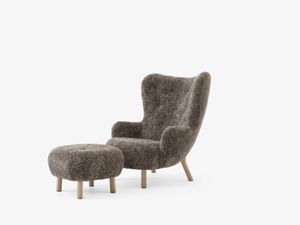 Hovedbilde &Tradition Petra VB3 Med Puff Sheepskin Sahara Eik